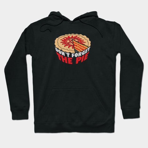 Don't Forget The Pie Hoodie by TrulyMadlyGeekly